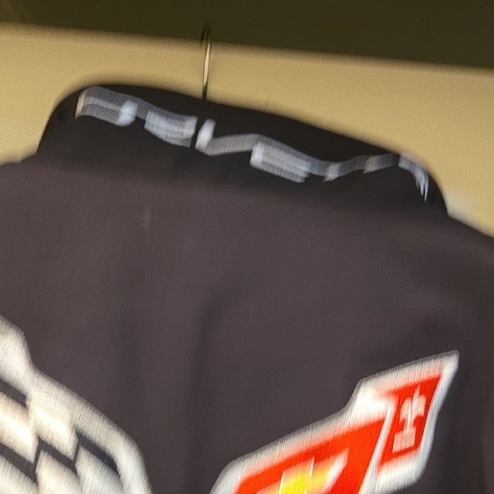 Calhoun Women's Corvette Black and Red Bomber Jacket - Picture 3 of 8